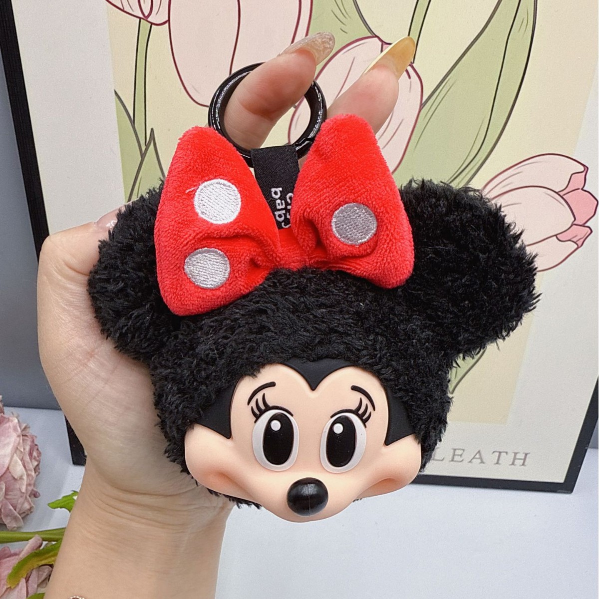 Anime Merchandise Keychains - Mickey Minnie Peluş Bebek Anahtarlık Sevimli