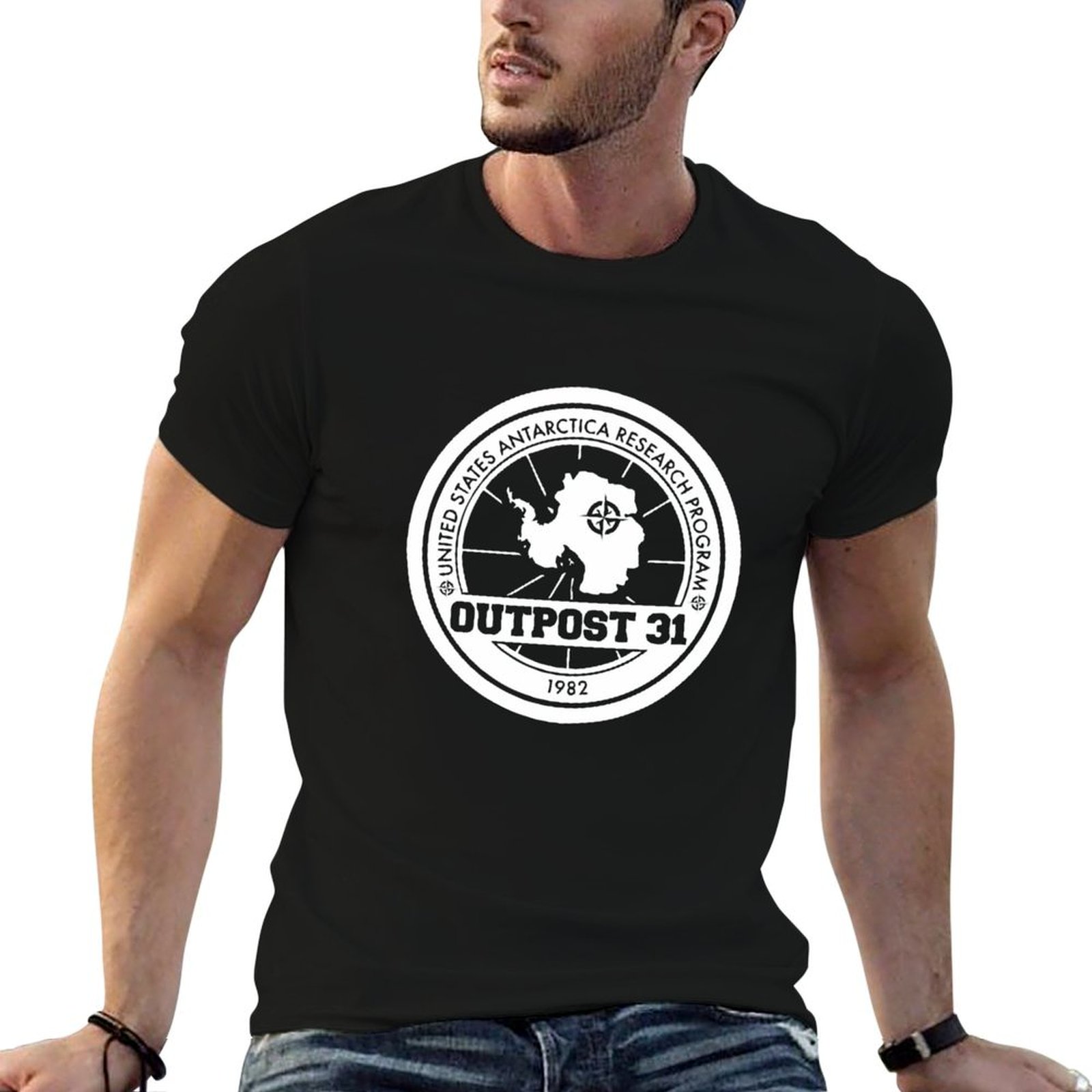 Anime Merchandise T-Shirts - Outpost 31 Logo MARKA ÜRÜNLERİ T-Shirt