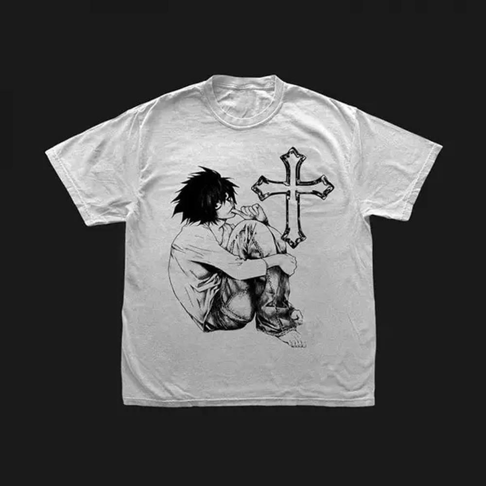 Anime Merchandise T-Shirts - Death Note Ryuk, Shinigami, Light Yagami,
