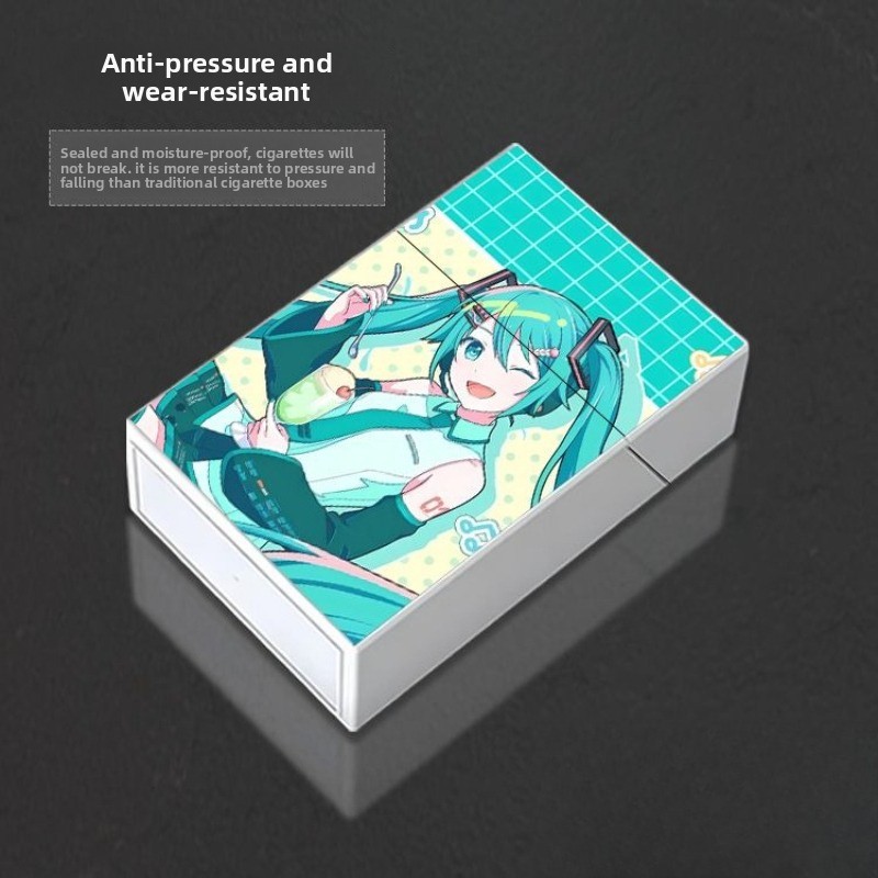 Manga Storage Box - Kawaii Hatsune Miku sevimli anime plastik
