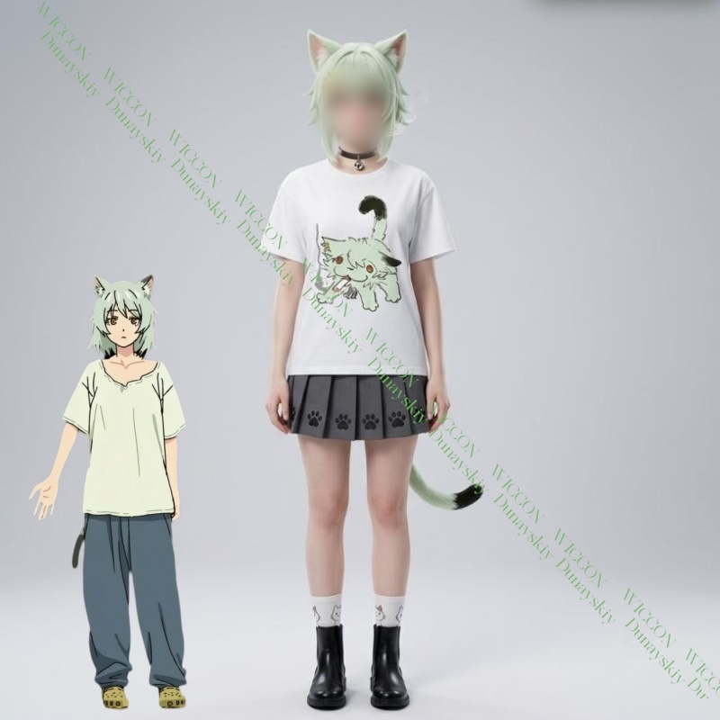 Chainsmoker Cat Yaniko Satou S - Anime Merchandise T-Shirts incelemesi ve fiyatı