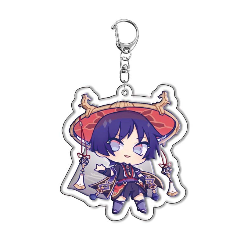 Genshin Impact Traveler Wander - Anime Merchandise Keychains incelemesi ve fiyatı